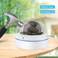 Камера видеонаблюдения MISECU Super HD H.265 5 Мп/4 МП с микрофоном и поддержкой POE