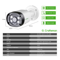 IP-камера видеонаблюдения XMeye SONY, 6 МП, 8 Мп, POE, IMX335, 415 дюйма, с лицевым аудио, красные и синие сигнальные огни, Onvif, CCTV, Безопасность видеонаблюдения