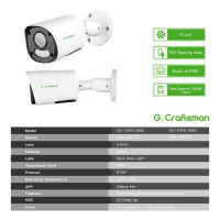 IP-камера XMeye YU SONY 6MP POE IMX335 с поддержкой TF-карты и функцией распознавания лица