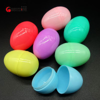 混色 4x6cm聪明蛋 塑料彩蛋开口金蛋装饰 扭蛋球 塑料复活蛋 彩蛋