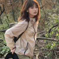 抗UV山系防曬衣女款夏季登山服輕薄透氣薄款外套防曬服皮膚衣