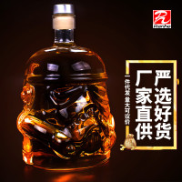 高硼硅耐热耐冷玻璃酒壶星球大战白兵玻璃酒瓶创意醒酒器烈酒器