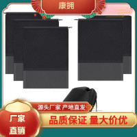 跨境无纺布鞋子收纳袋旅游外出抽绳鞋袋透明衣物整理防尘束口袋