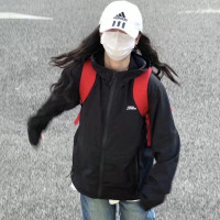 美式衝鋒衣外套女春秋裝2023新款高級感原宿港風三合一登山夾克潮