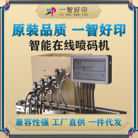 智印10寸在线喷码机全自动生产小型日期食品包装连供打码机分页机
