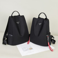 防盗双肩包女2024新款韩版百搭时尚潮ins超火书包牛津布帆布背包