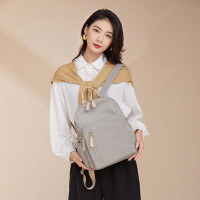牛津布双肩包女背包大容量2024新款潮防水轻便时尚防盗旅行包书包