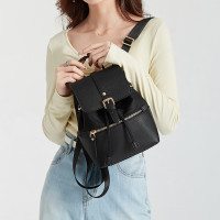 双肩包女2024新款日韩ins风小众网红书包学生休闲包包简约小背包