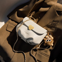 纳兰杜包包女2024新款云朵包秋冬女包斜挎包小包高级感真皮链条包