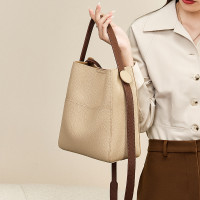 纳兰杜水桶包女大容量2024新款包包秋真皮单肩包流行通勤女包手提