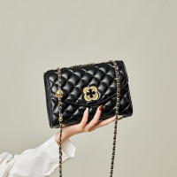 纳兰杜小方包2024新款时尚小香风链条包斜挎包女真牛皮女包单肩包