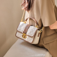 纳兰杜包包女士2024新款黑色链条包女高级百搭单肩斜挎包真皮女包