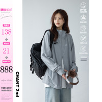 azlan冰絲防曬衣女2023新款UPF50夏季薄款男女戶外運動外套防曬服