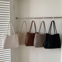 超大容量水桶托特包包女2023新款欧美潮流ins时尚百搭通勤单肩包