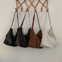 大容量单肩托特包包女2023新款韩版休闲百搭简约通勤斜挎信封包批