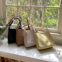 高级感时尚托特水桶女包2024新款韩版休闲百搭通勤单肩斜挎包批发