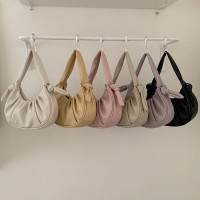 时尚女士包包2023新款小众高级感手提云朵包潮褶皱斜挎单肩腋下包