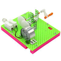 Забавная научная модель для Физического эксперимента, 1 шт., маленькое изобретение, Обучающие игрушки, «сделай сам», ручной генератор, модель, Детская обучающая игрушка