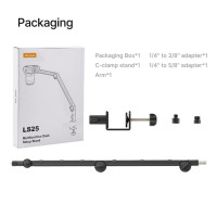 Гибкая настольная подставка VIJIM LS25 с C-образным зажимом