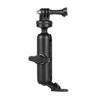 Держатель для камеры на руль мотоцикла на зеркало заднего вида, металлический кронштейн 1/4 для экшн-камеры Go-Pro Hero8/7/6/5/4/3