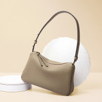 女包2024新款斜挎小众设计法棍包头层牛皮腋下包高级感真皮单肩包