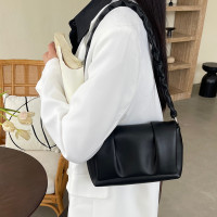 韩国小众设计2024新款跨境云朵包褶皱牛皮手提斜挎包腋下真皮女包