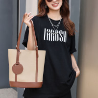 2024新款大容量通勤女包斜挎包秋冬高级感真皮手提头层牛皮水桶包