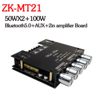 Цифровой усилитель ZK-MT21 2x50 Вт + 100 Вт 2,1 канала Bluetooth 5,0 сабвуфер цифровой усилитель для дома