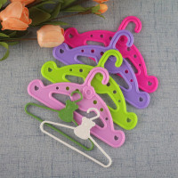 外销塑料迷你小衣架 圣诞工艺配件辅料 娃衣配件9-13cm