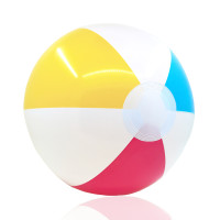 38cm彩色充气球 儿童戏水球 沙滩派对玩具球 四色沙滩球 BEACH