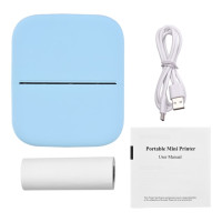 Карманный мини-принтер 300dpi X1, портативный 80 мм BT, беспроводной термопринтер для фотографий, заметок, списков, чеков, бумаги