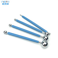 不锈钢丸棒超轻粘土圆头实心4件套8头DIY软陶泥眼窝翻糖装饰工具