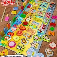 Сортер для малышей деревянный развивающий монтессори от 3+