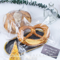 FY5E批发透明外卖加厚软欧包单独面包自粘袋贝果麻薯吐司甜