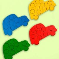 Развивающий сортер Машинки для изучения цветов