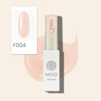 Гель лак для ногтей MOOI vegan Gel Nail Polish UV/LED F004 покрытие для маникюра и педикюра жемчужно-розовый 8 мл