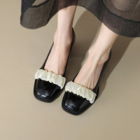 Женские универсальные туфли на высоком каблуке, нежные удобные туфли с открытым носком, весна-осень 2023