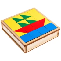 Деревянный игровой набор "Волшебные узоры" собери по образцу