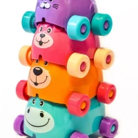 Пирамидка зверята-акробаты