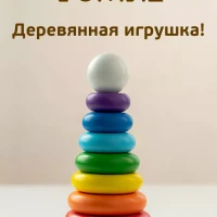 Развивающая Пирамидка "Радуга" 8 дет.