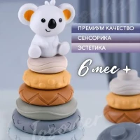 Пирамидка мягкая детская сортер