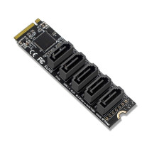 M.2 NVME PCI-E PCIE X4 X8 X16 до 5 портов 3,0 SATA адаптер карты Riser III 6 Гбит/с шасси сервер ПК расширения USB 3,0 SATA кабель