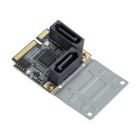 Адаптер Chenyang Mini PCI-E PCI Express на SATA 3,0 с двумя портами