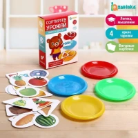 Развивающая игрушка сортер Фигуры тарелочки Монтессори