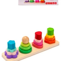 Развивающие игрушки Пирамидка сортер головоломка для детей