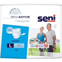 Seni Active - впитывающие трусы для взрослых, L, 10 шт.