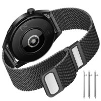 Магнитный ремешок из нержавеющей стали 22 мм для Samsung Galaxy Watch 46 мм/Gear S3 Classic/Frontier/Huawei GT 3 46 мм/GT 2 46 мм/GT 2 Pro