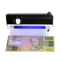 紫光迷你验钞机点钞机便携式手持电筒验钞灯5号电池小型验钞机