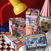 贝祥三期6张包装纸礼物礼品纸包书皮纸ins风生日情人节包装花束纸