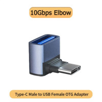 Адаптер OTG с USB 3,1 на Type-C, с углом 90 градусов